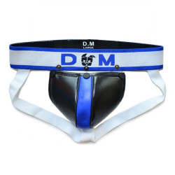 BDSMaster Jockstrap Neo Dungeon Noir-Bleu